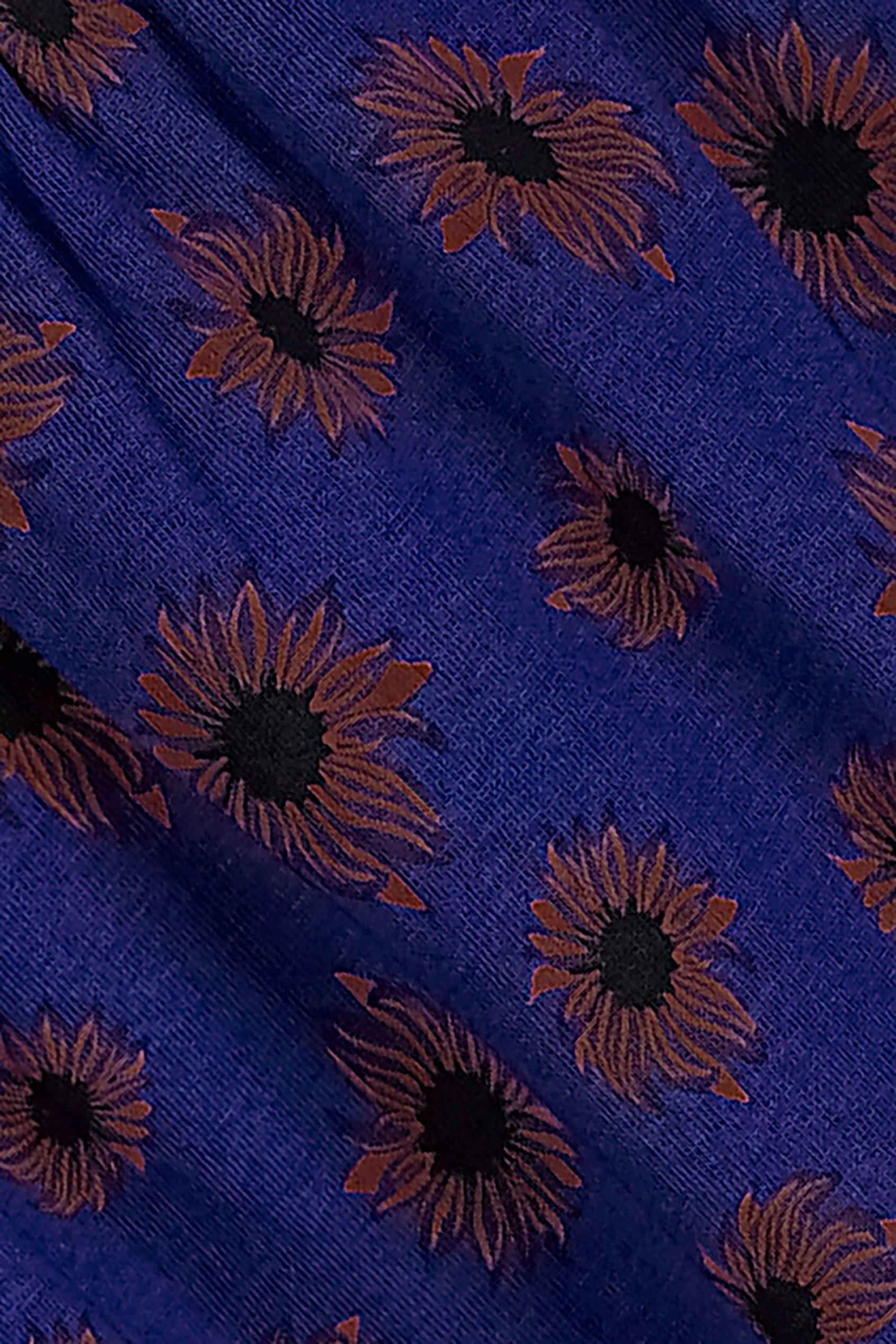 Girls Lace Details Sunflower Print Dress  (5yrs - 11yrs)