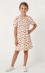 Girls Lace Details Sunflower Print Dress  (5yrs - 11yrs)