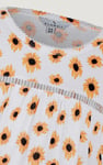 Girls Lace Details Sunflower Print Dress  (5yrs - 11yrs)
