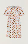 Girls Lace Details Sunflower Print Dress  (5yrs - 11yrs)