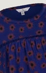 Girls Lace Details Sunflower Print Dress  (5yrs - 11yrs)