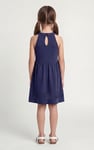 Girls Halter Neck Lace Trim Jersey Dress (5/6yrs - 10/11yrs)