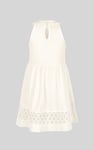 Girls Halter Neck Lace Trim Jersey Dress (5/6yrs - 10/11yrs)