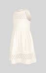 Girls Halter Neck Lace Trim Jersey Dress (5/6yrs - 10/11yrs)