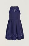 Girls Halter Neck Lace Trim Jersey Dress (5/6yrs - 10/11yrs)