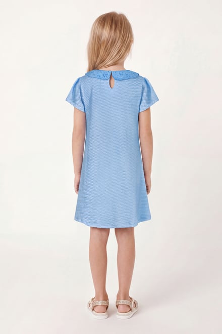 Girl's Peter Pan Collar Jersey Dress (5/6yrs - 10/11yrs)