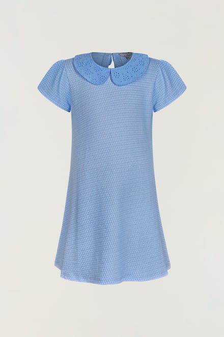 Girl's Peter Pan Collar Jersey Dress (5/6yrs - 10/11yrs)