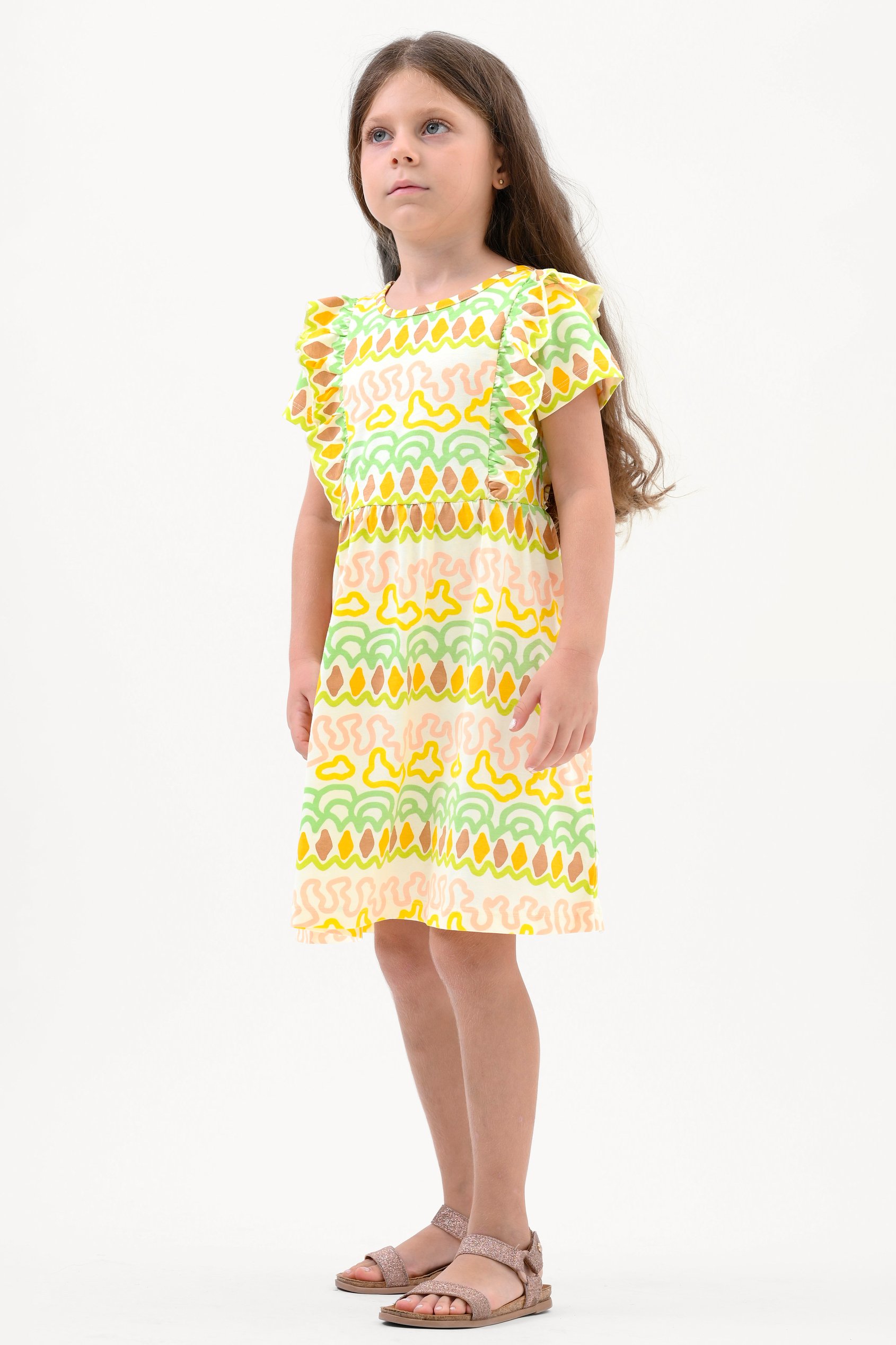 Girls Rainbow Print Dress (12/18mths - 6/7yrs)
