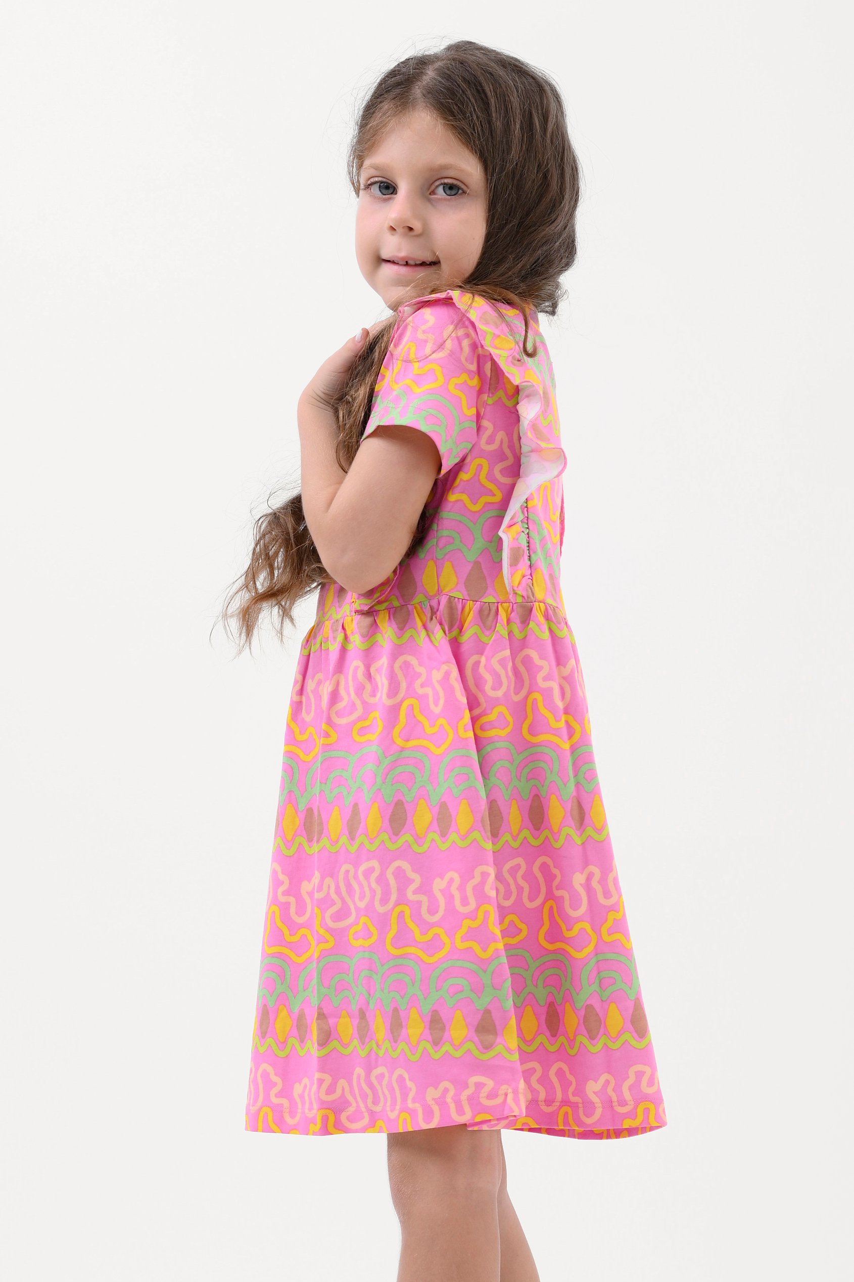 Girls Rainbow Print Dress (12/18mths - 6/7yrs)