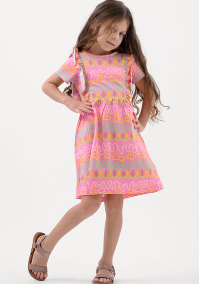 Girls Rainbow Print Dress (12/18mths - 6/7yrs)