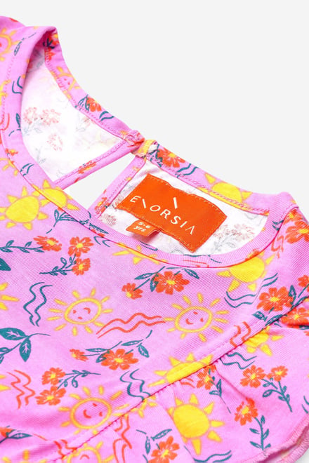 Girls Sun Print Playsuit (12/18mths-6/7yrs)