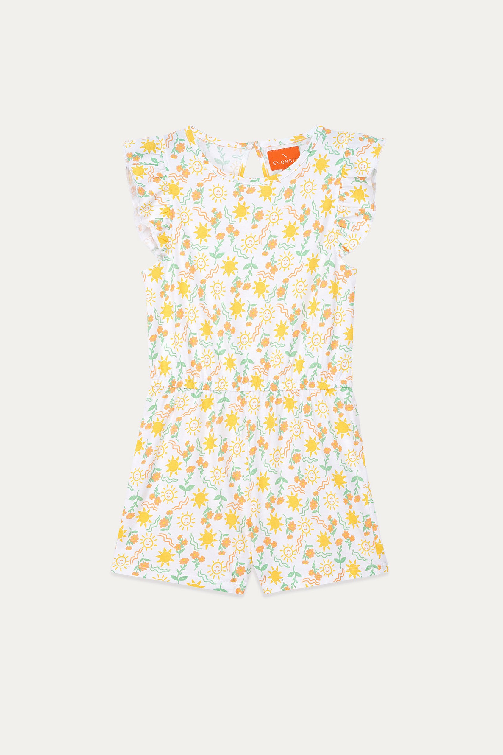 Girls Sun Print Playsuit (12/18mths-6/7yrs)