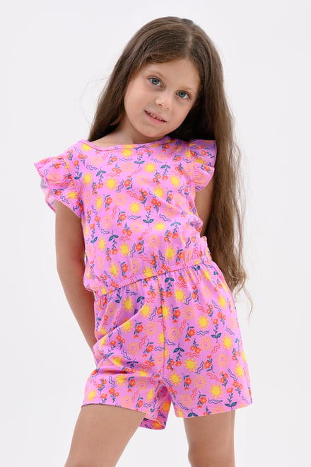 Girls Sun Print Playsuit (12/18mths-6/7yrs)