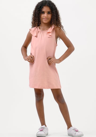 Girls Ruffle Collar Dress (12/18mths-6/7yrs)