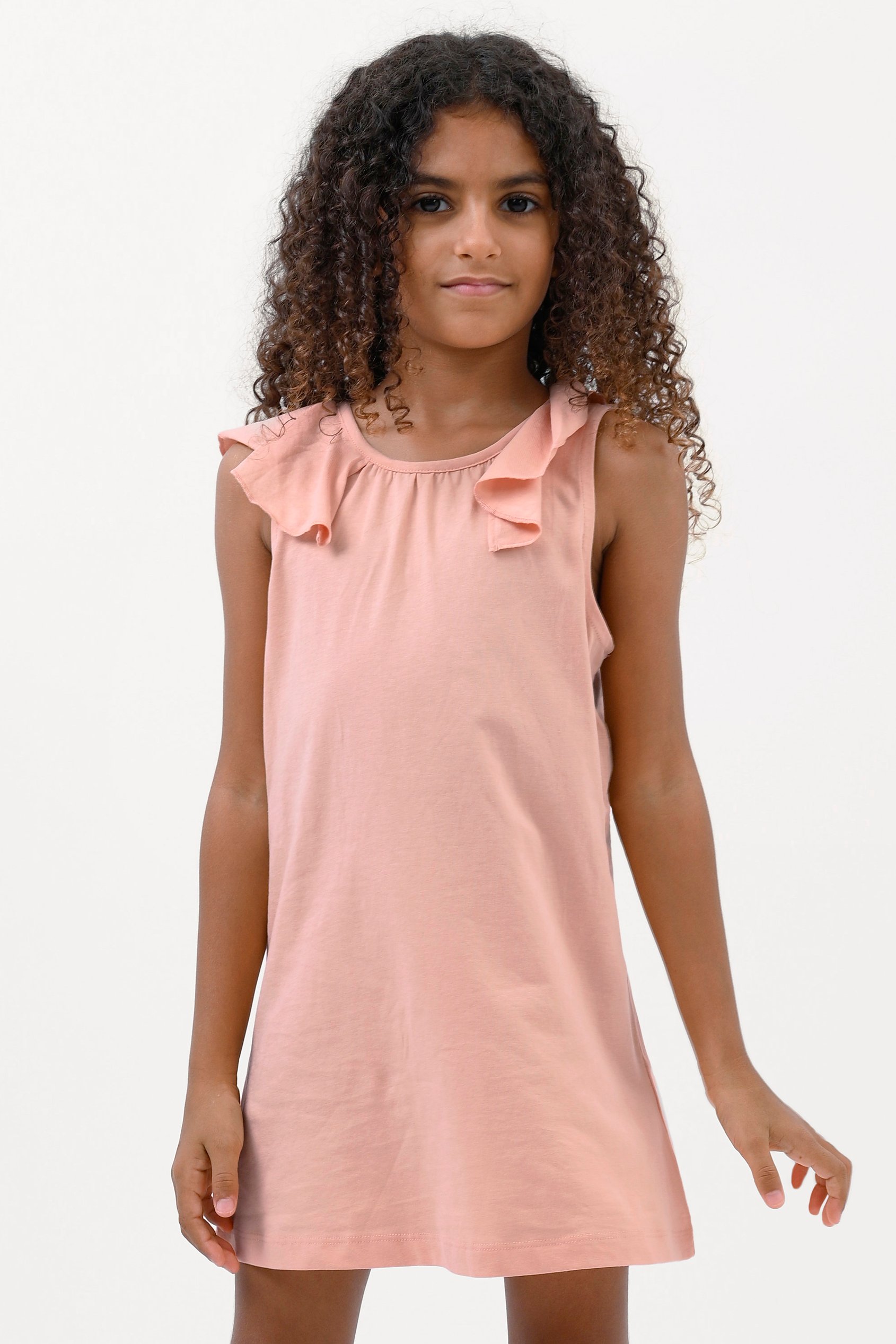 Girls Ruffle Collar Dress (12/18mths-6/7yrs)