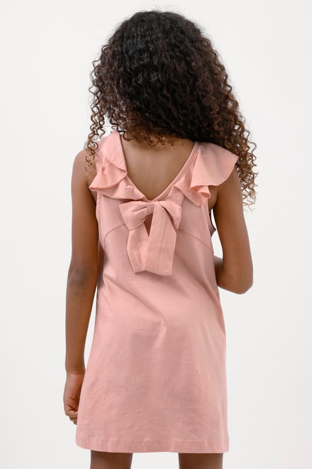 Girls Ruffle Collar Dress (12/18mths-6/7yrs)