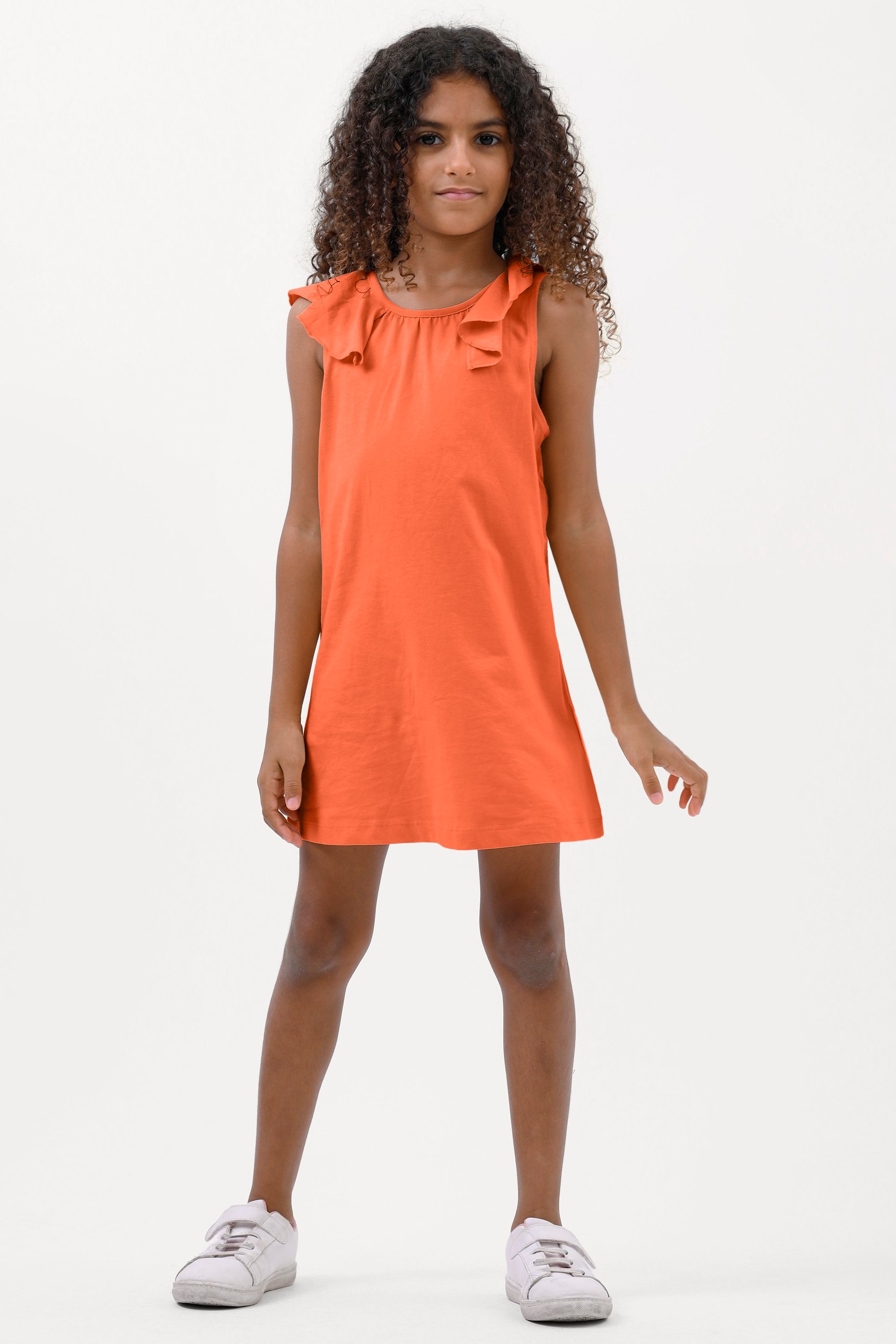 Girls Ruffle Collar Dress (12/18mths-6/7yrs)