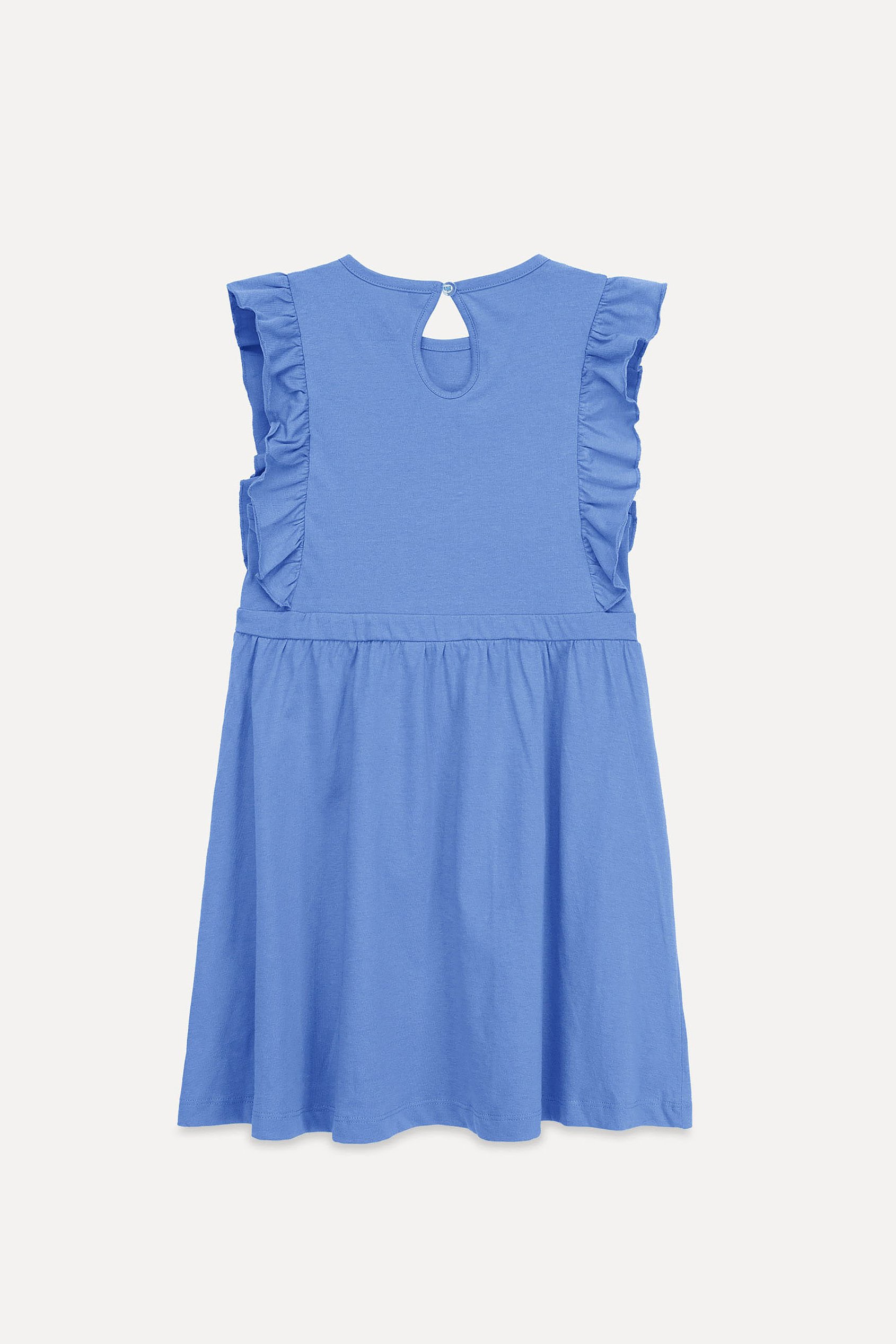 Girls Ruffle Sleeve Dress (12/18mths - 6/7yrs)