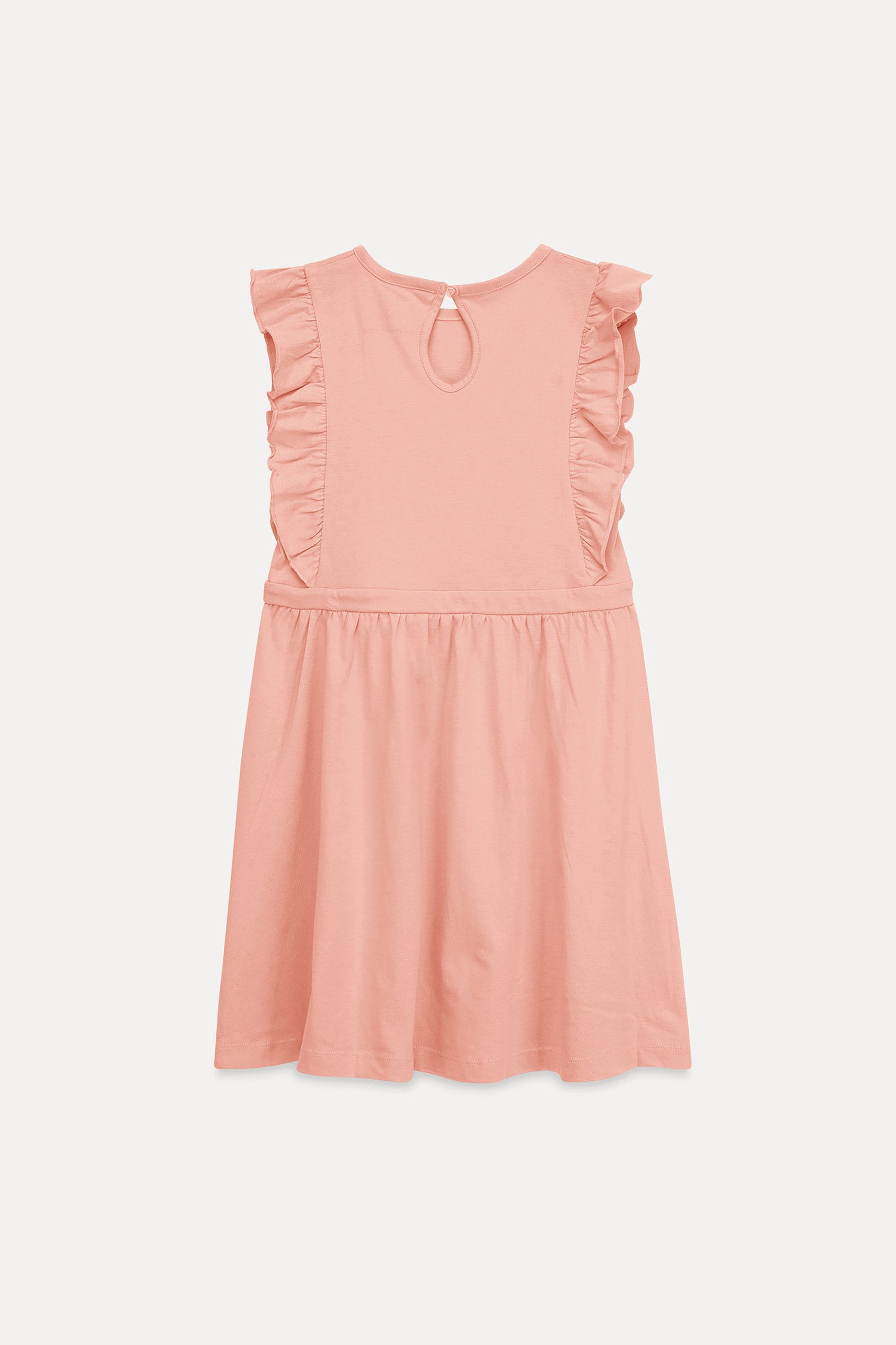 Girls Ruffle Sleeve Dress (12/18mths - 6/7yrs)