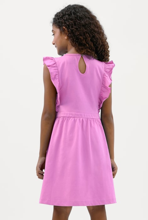 Girls Ruffle Sleeve Dress (12/18mths - 6/7yrs)