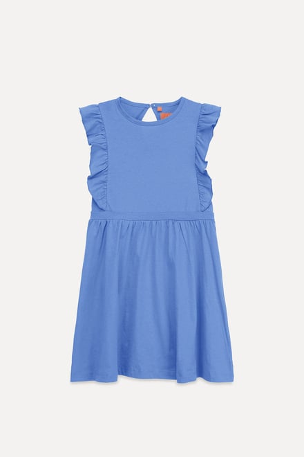 Girls Ruffle Sleeve Dress (12/18mths - 6/7yrs)