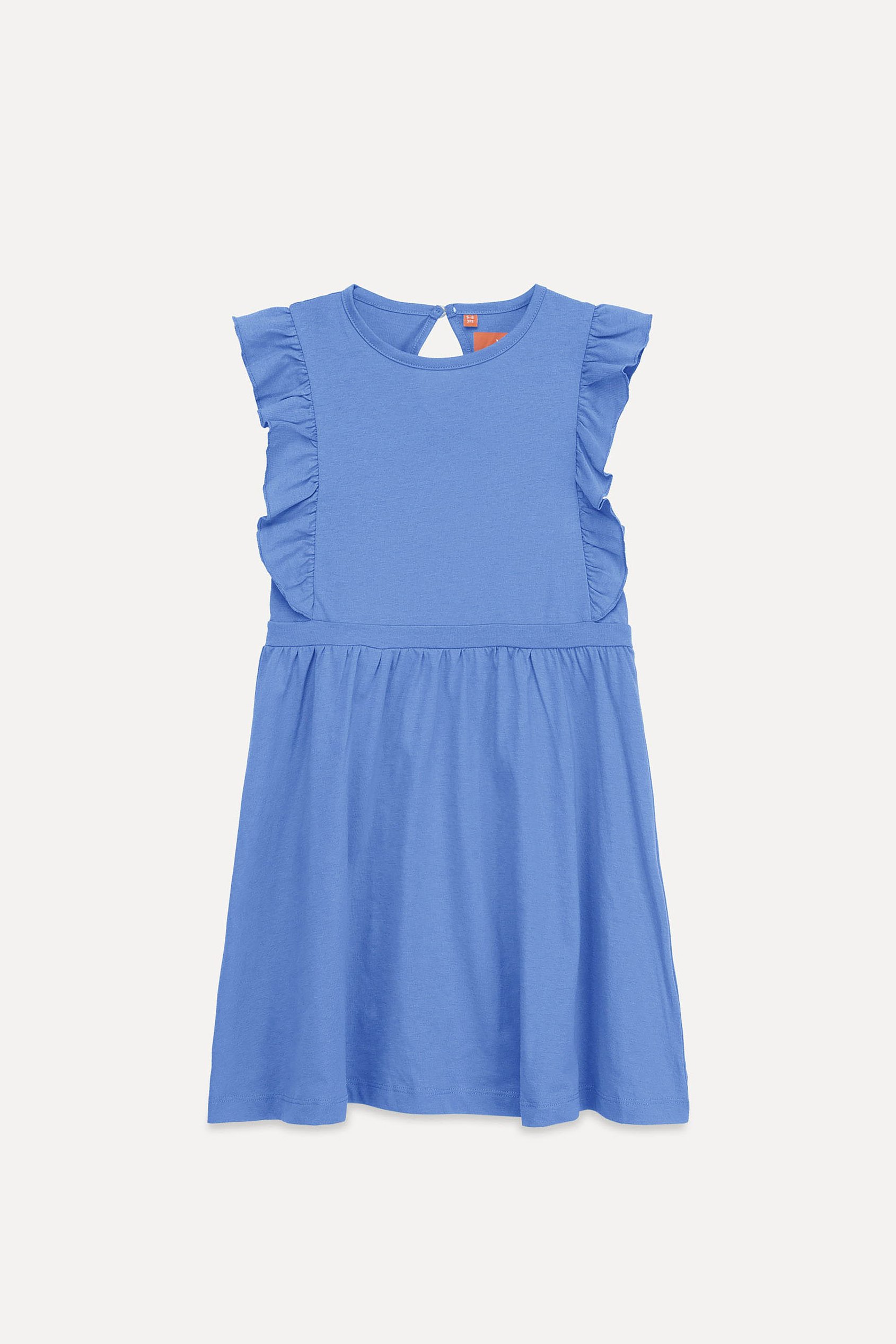 Girls Ruffle Sleeve Dress (12/18mths - 6/7yrs)