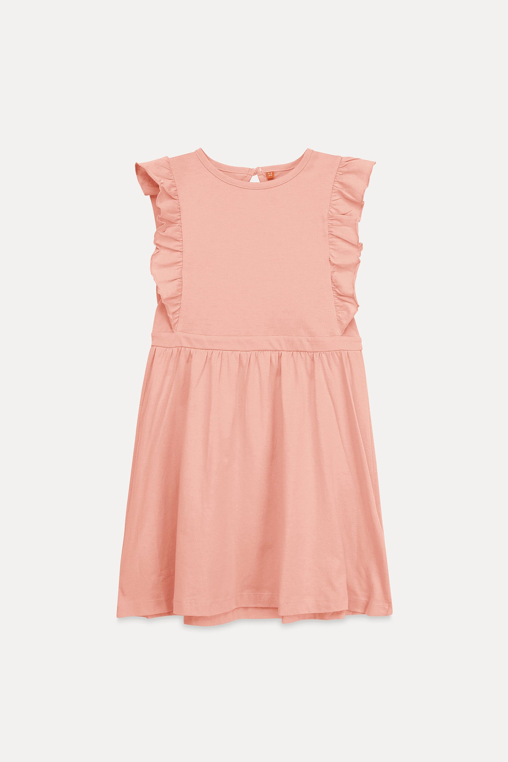 Girls Ruffle Sleeve Dress (12/18mths - 6/7yrs)