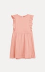 Girls Ruffle Sleeve Dress (12/18mths - 6/7yrs)
