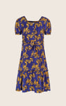 Square Neck Tiered Puff Sleeve Dress (2/3yrs-8/9yrs)