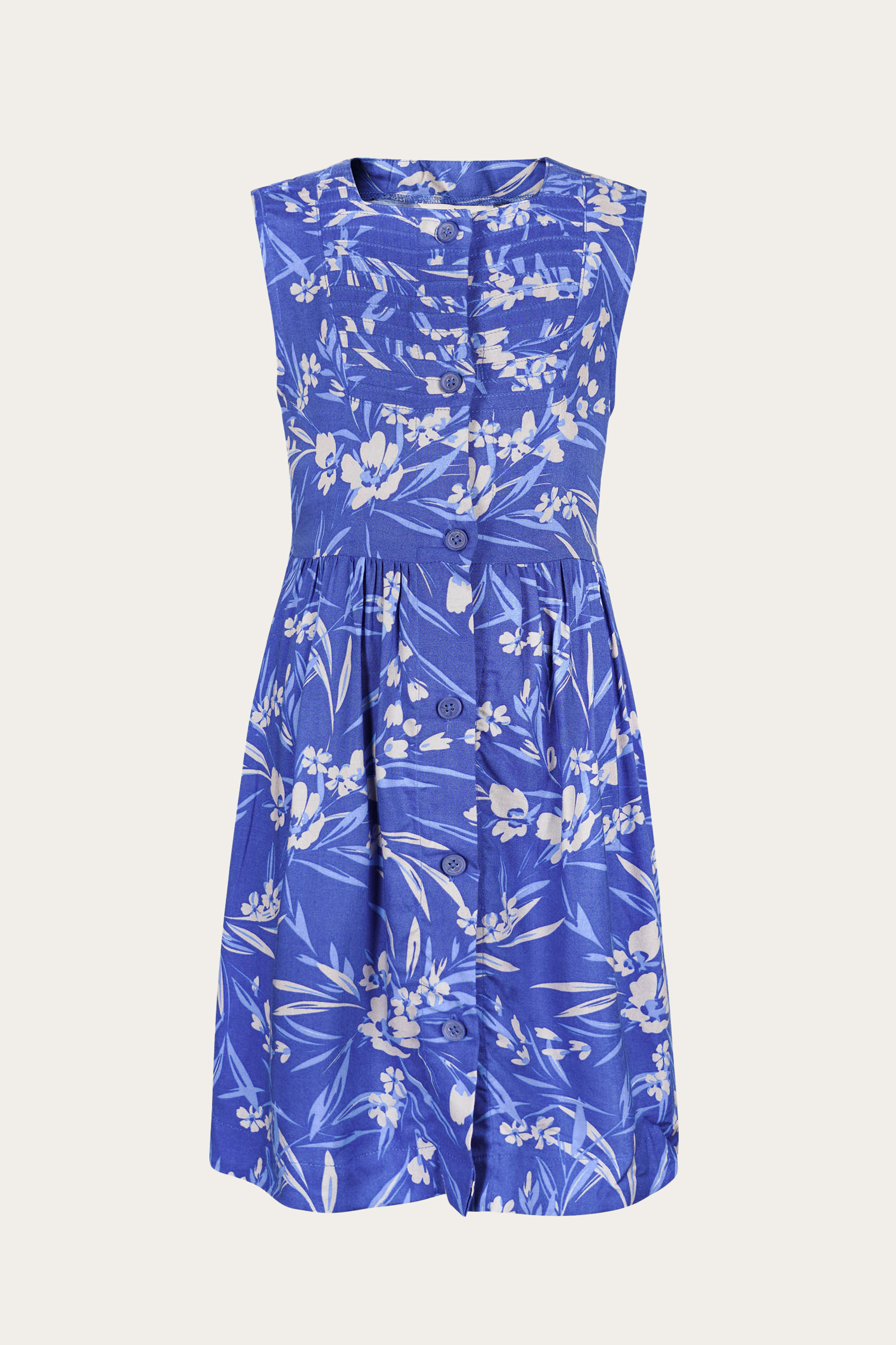 Garden Printed Sleeveless Dress (2/3yrs-8/9yrs)