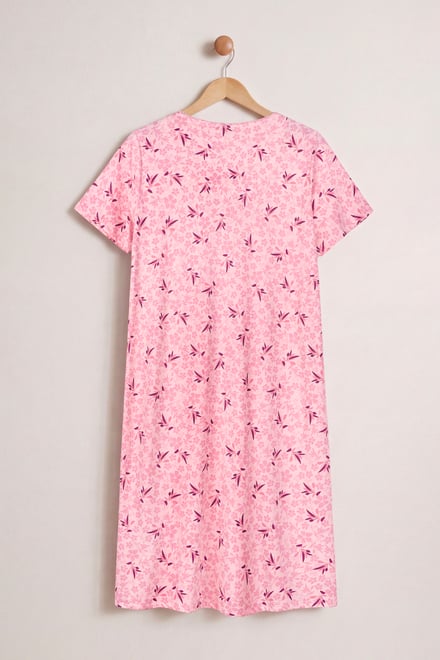 Pleated Details S/S Nightdress