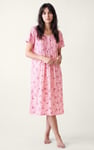 Pleated Details S/S Nightdress