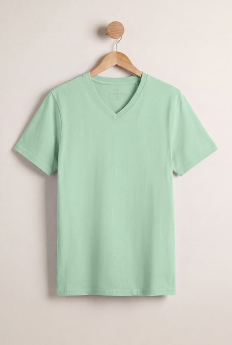 Grey V-Neck T-Shirt