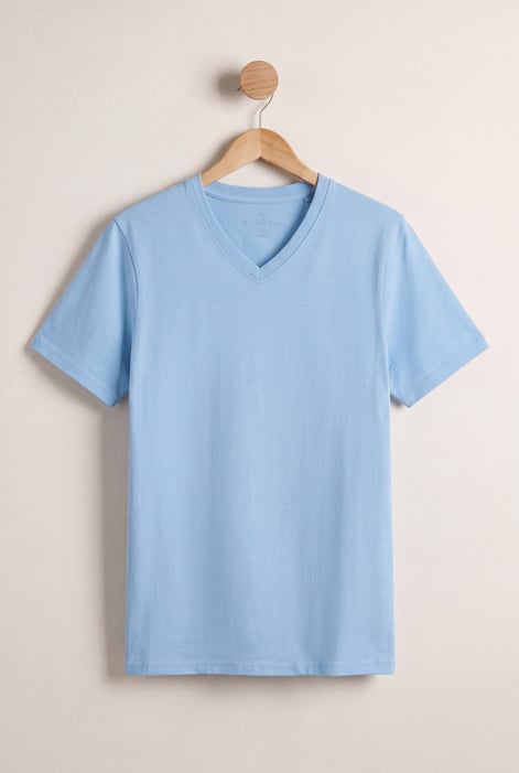 Grey V-Neck T-Shirt