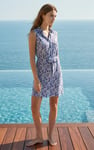 Soft Relaxed Sleeveless Shirt Dress