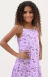 Girls Sleeveless Tiered Jersey Dress