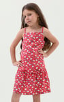 Girls Sleeveless Tiered Jersey Dress