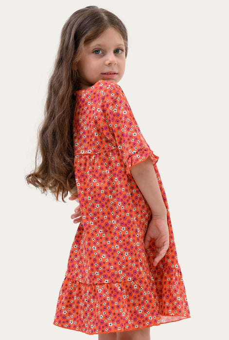 Girls Ditsy Print Dress (12/18mths-6/7yrs)