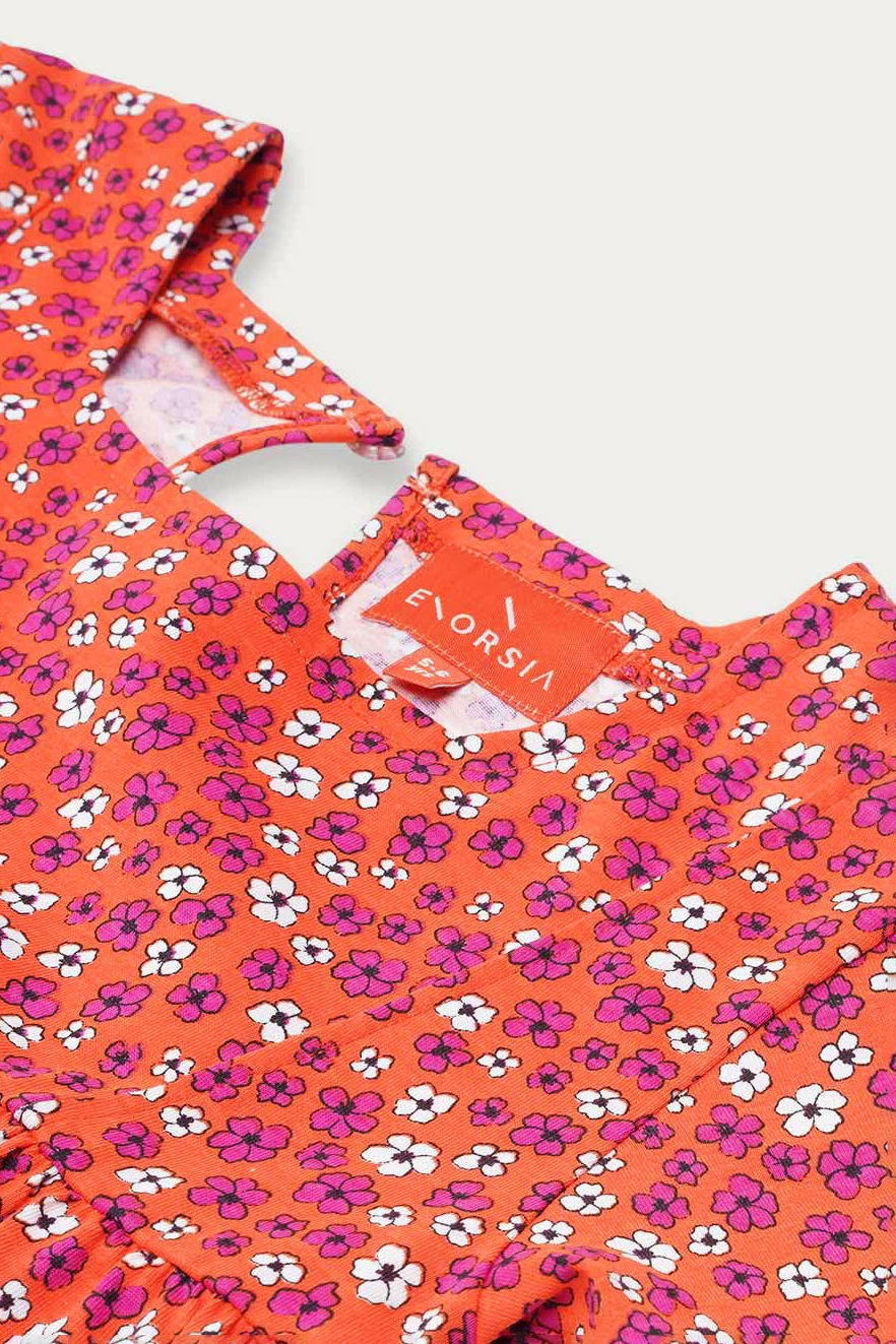 Girls Ditsy Print Dress (12/18mths-6/7yrs)