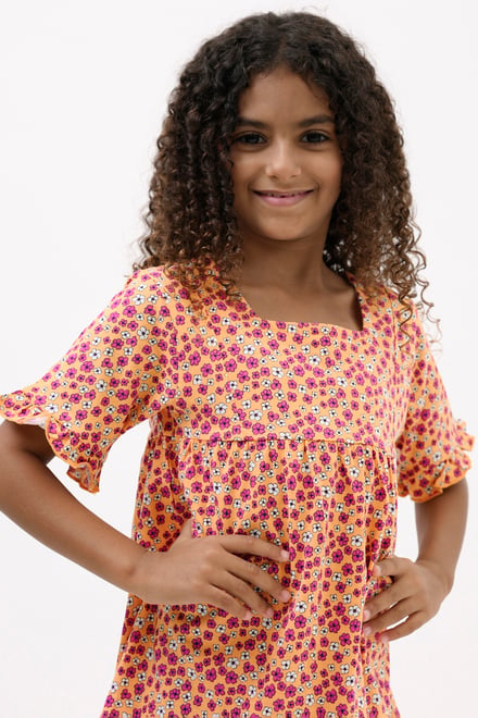 Girls Ditsy Print Dress (12/18mths-6/7yrs)