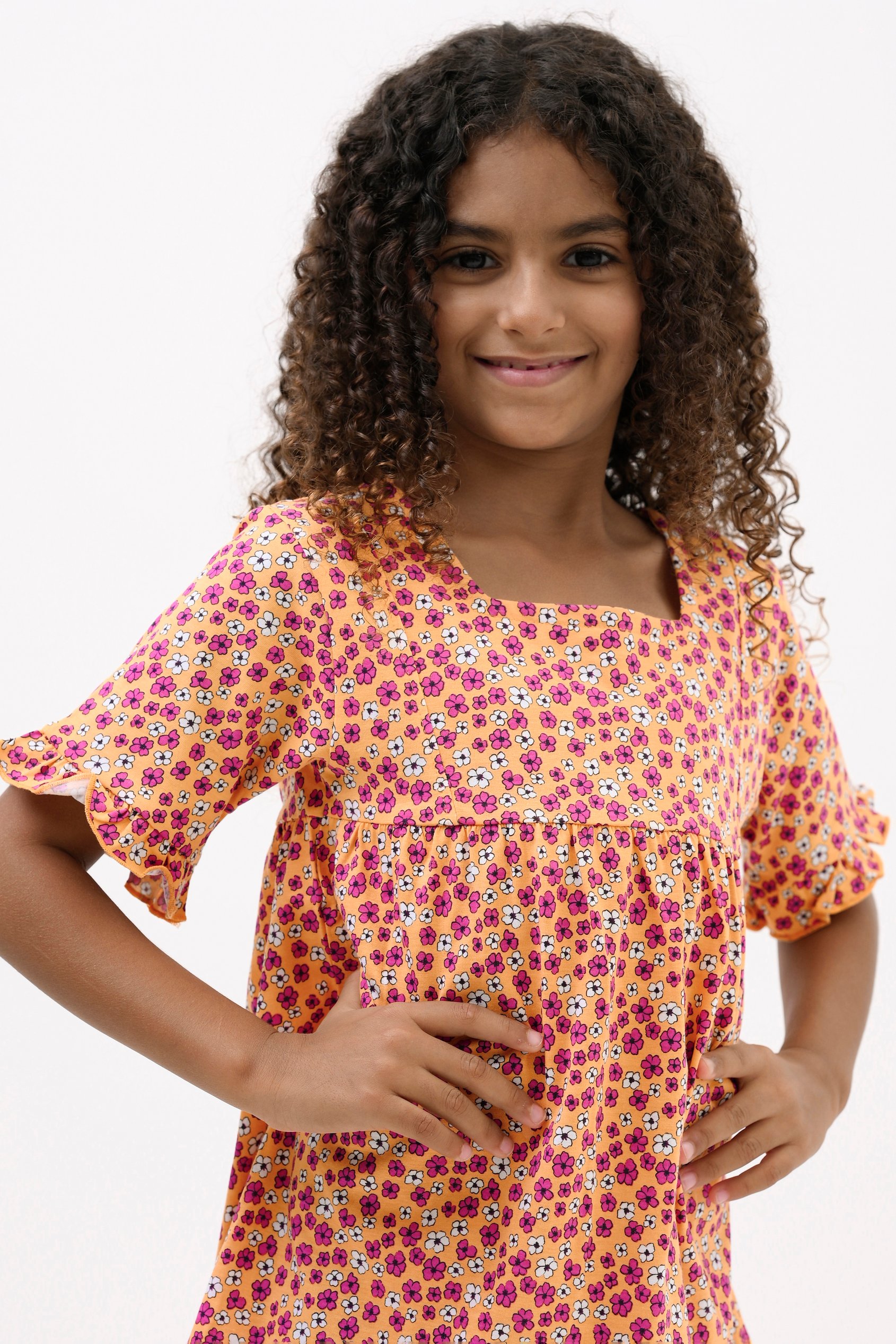 Girls Ditsy Print Dress (12/18mths-6/7yrs)