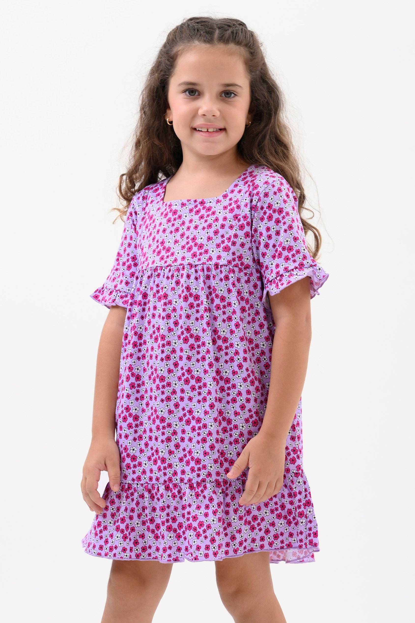 Girls Ditsy Print Dress (12/18mths-6/7yrs)