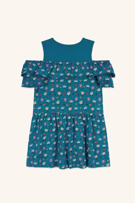 Girls Printed Ruffles Dress (5/6yrs-10/11yrs)