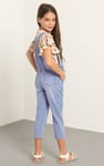 Girls 5 Pockets Denim Dungarees(2/3yrs-8/9yrs)