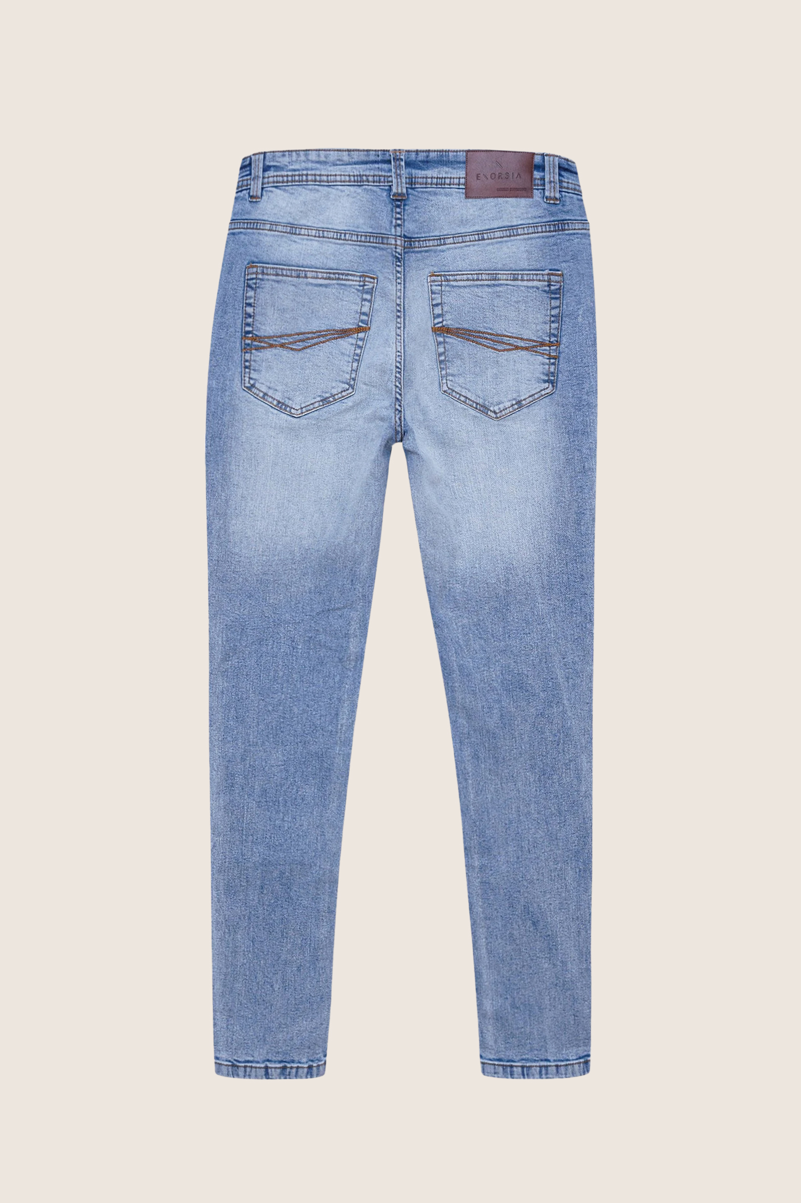 Men’s Skinny Fit Stretch Washed Jeans | Enorsia