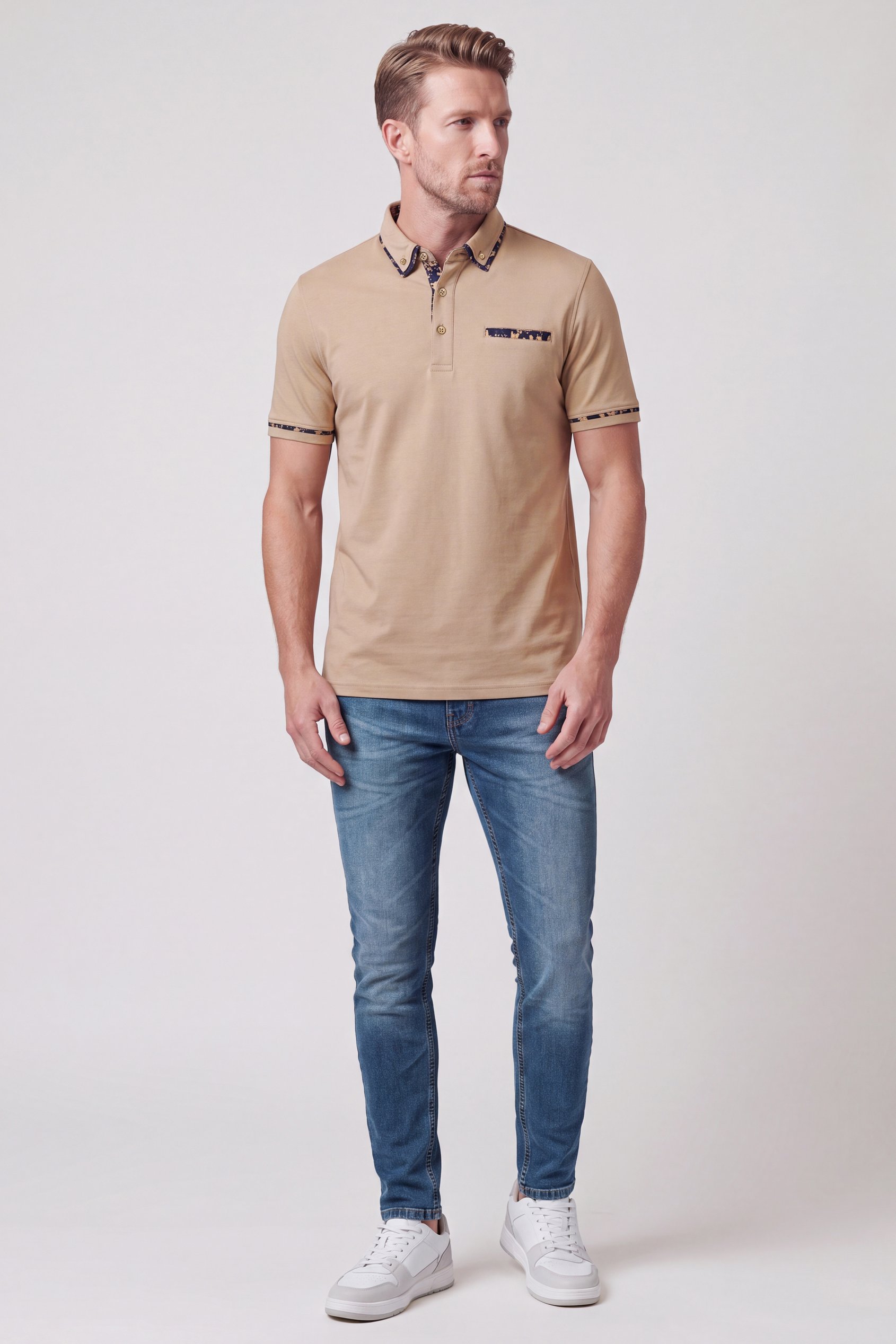 Men’s Skinny Fit Stretch Washed Jeans | Enorsia