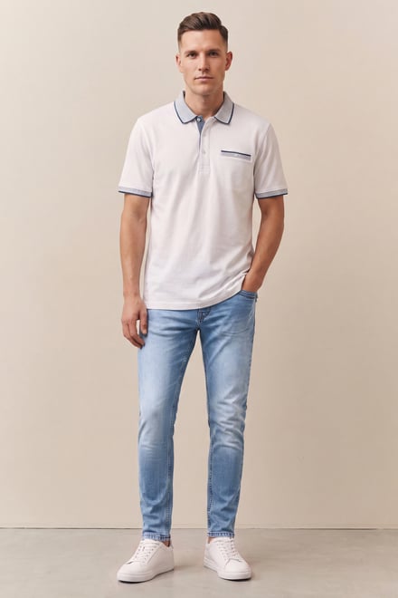Men’s Skinny Fit Stretch Washed Jeans | Enorsia