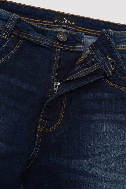 Men’s Skinny Fit Stretch Washed Jeans | Enorsia