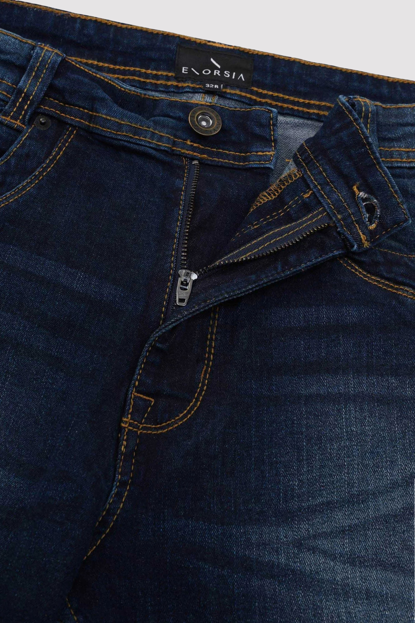 Men’s Skinny Fit Stretch Washed Jeans | Enorsia