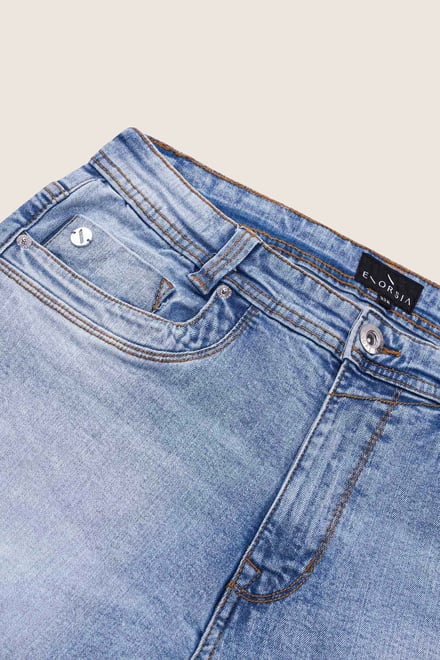 Men’s Skinny Fit Stretch Washed Jeans | Enorsia
